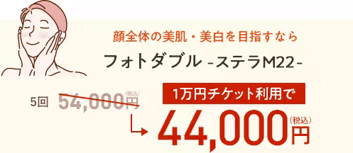 フォトダブル -ステラM22-：10,000円割引チケット