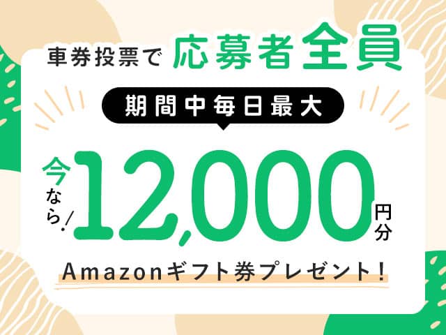 ネットケイリン（netkeirin）の期間中毎日 最大12,000円分Amazonギフト券 応募者全員プレゼント