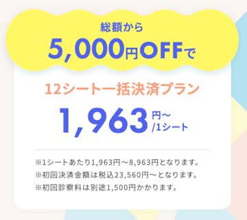 スマルナの低用量ピル5,000円OFF 新生活応援キャンペーン 12シート合計価格