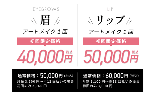 easy brows（イージーブロー）の初回限定価格