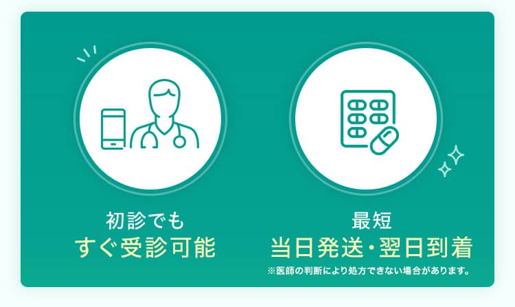 DMMオンラインクリニックは初診でもすぐ受診可能・最短当日発送・翌日到着